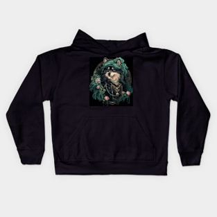 Enchanted Pomsky Kids Hoodie